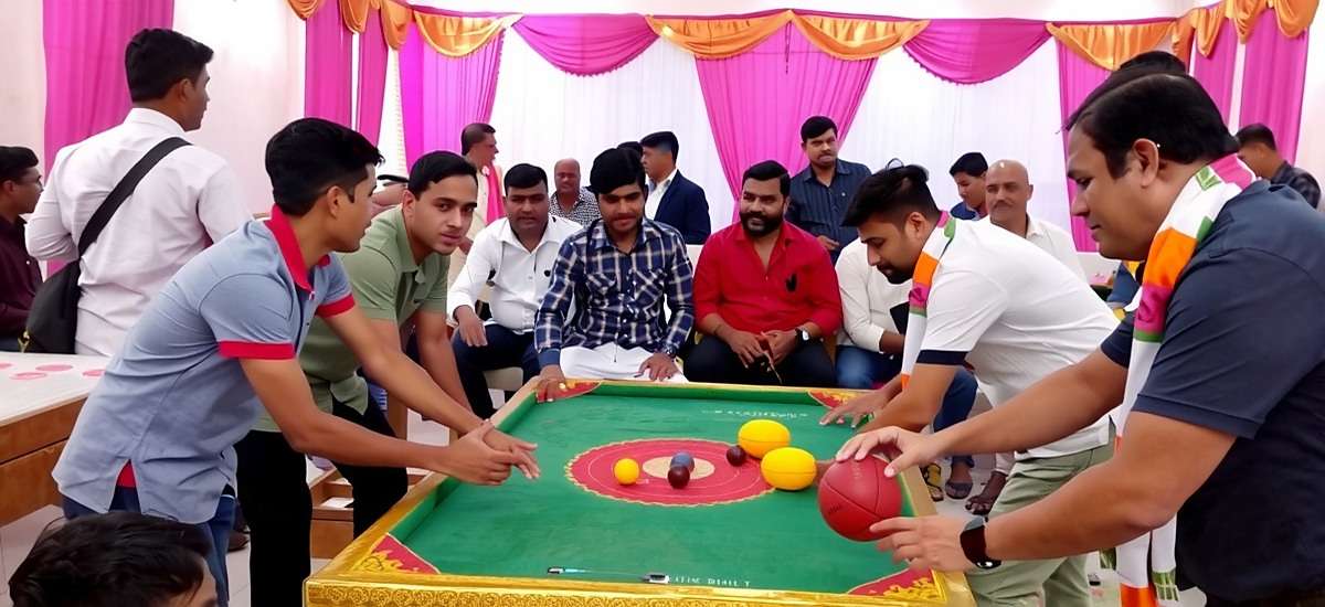 Jaipur Jets Indian Gaming Community Jaipur Jets players in India enjoying the game at a community event with traditional Indian decorations